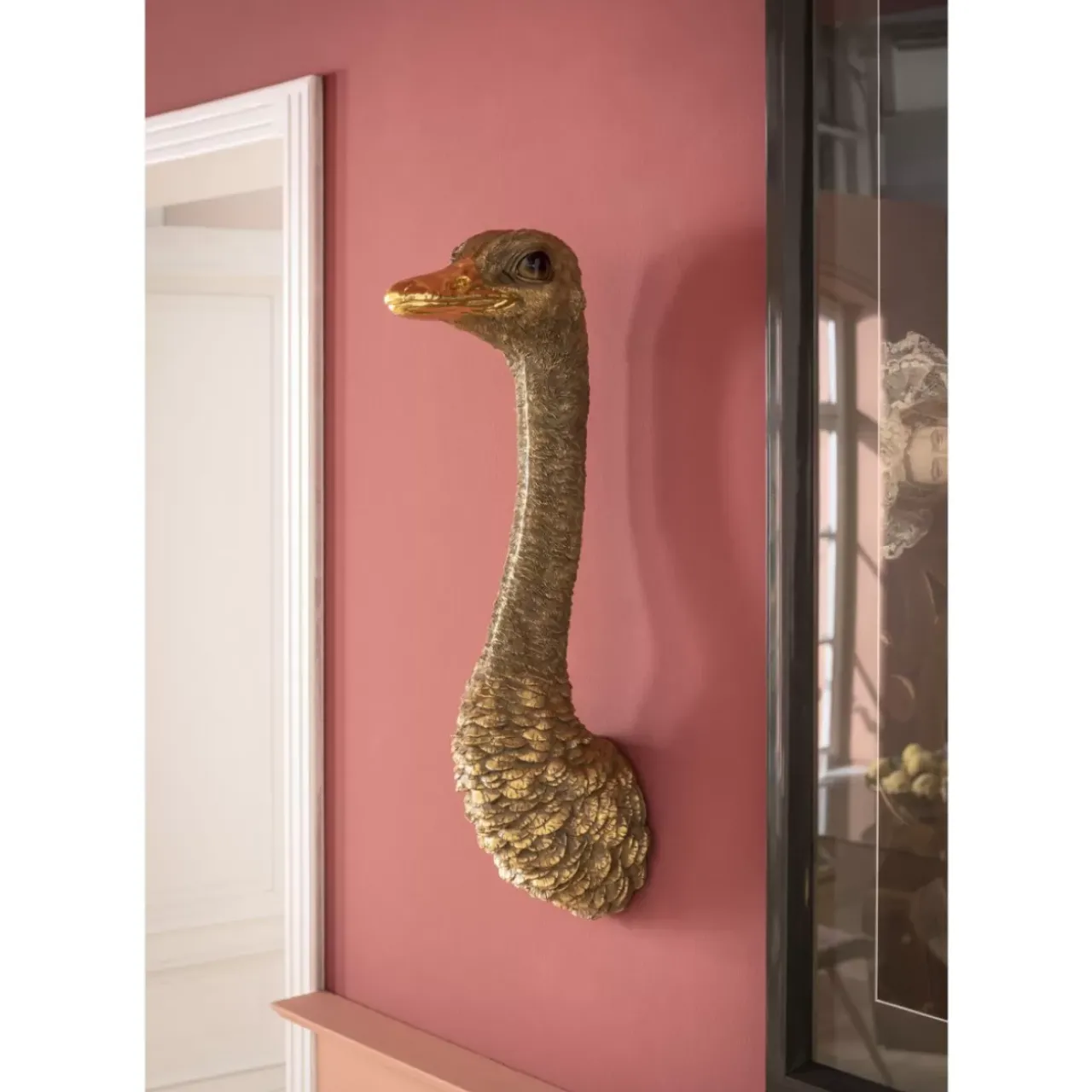 KARE Design Bilder-Wandschmuck Ostrich Gold