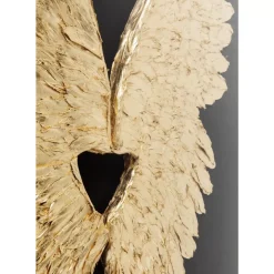 KARE Design Bilder-Wandschmuck Wings Gold Black 120X120Cm