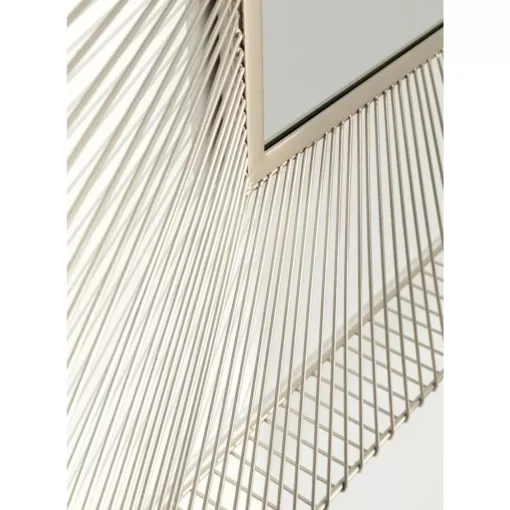 KARE Design Spiegel-Wandspiegel Dimension Champagner 91X91Cm