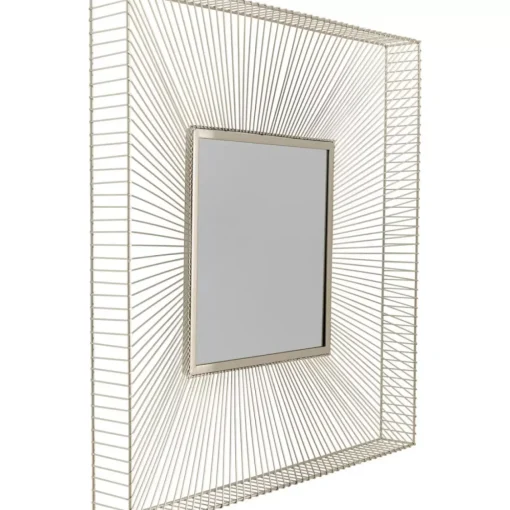 KARE Design Spiegel-Wandspiegel Dimension Champagner 91X91Cm