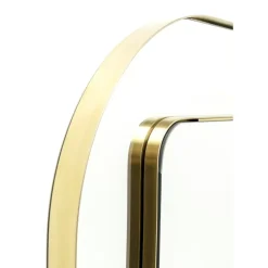 KARE Design Spiegel-Wandspiegel Double Row 80X80Cm