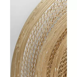 KARE Design Spiegel-Wandspiegel Gold Wire O61Cm