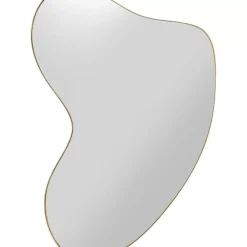 KARE Design Spiegel-Wandspiegel Shape Brass 110X120Cm