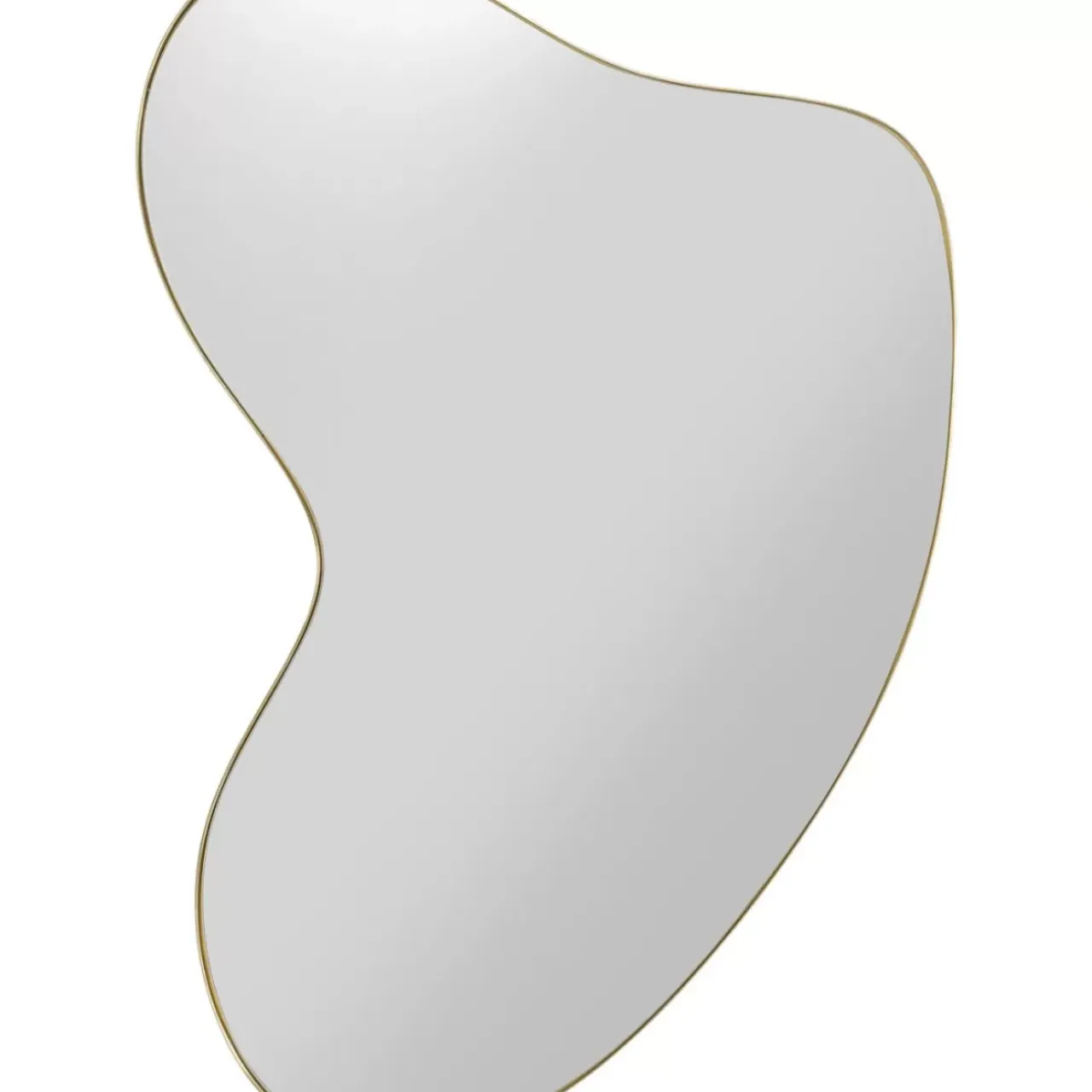 KARE Design Spiegel-Wandspiegel Shape Brass 110X120Cm