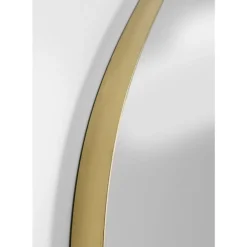 KARE Design Spiegel-Wandspiegel Shape Brass 110X120Cm