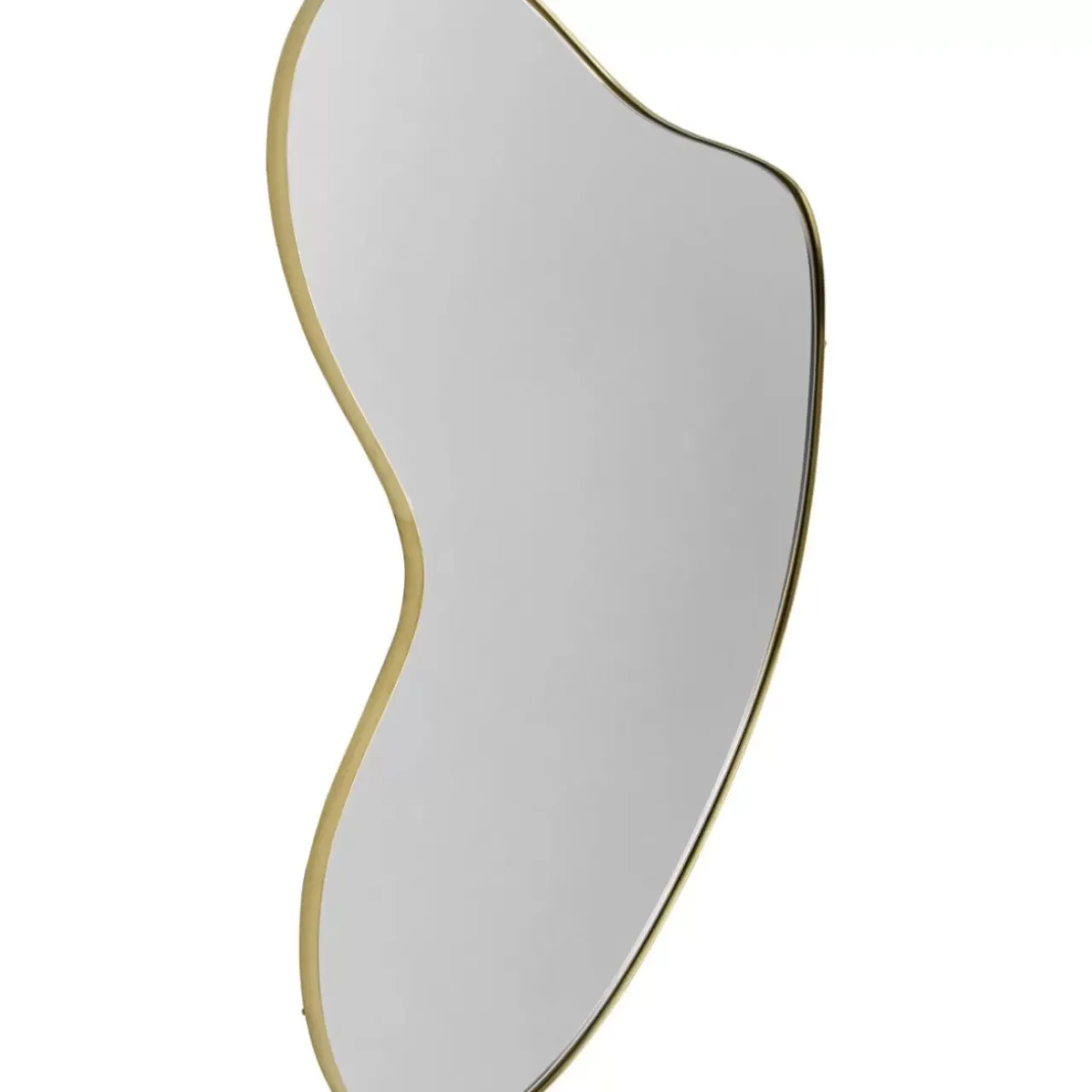 KARE Design Spiegel-Wandspiegel Shape Brass 110X120Cm