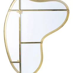 KARE Design Spiegel-Wandspiegel Shape Brass 110X120Cm