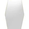 KARE Design Spiegel-Wandspiegel Shape Hexagon Brass 64X94,5Cm