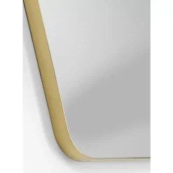 KARE Design Spiegel-Wandspiegel Shape Hexagon Brass 64X94,5Cm