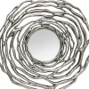 KARE Design Spiegel-Wandspiegel Twiggy Silber O121Cm