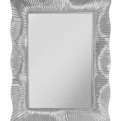 KARE Design Spiegel-Wandspiegel Wavy Silber 94X124Cm