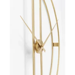 KARE Design Uhren-Wanduhr Clip Gold O107Cm