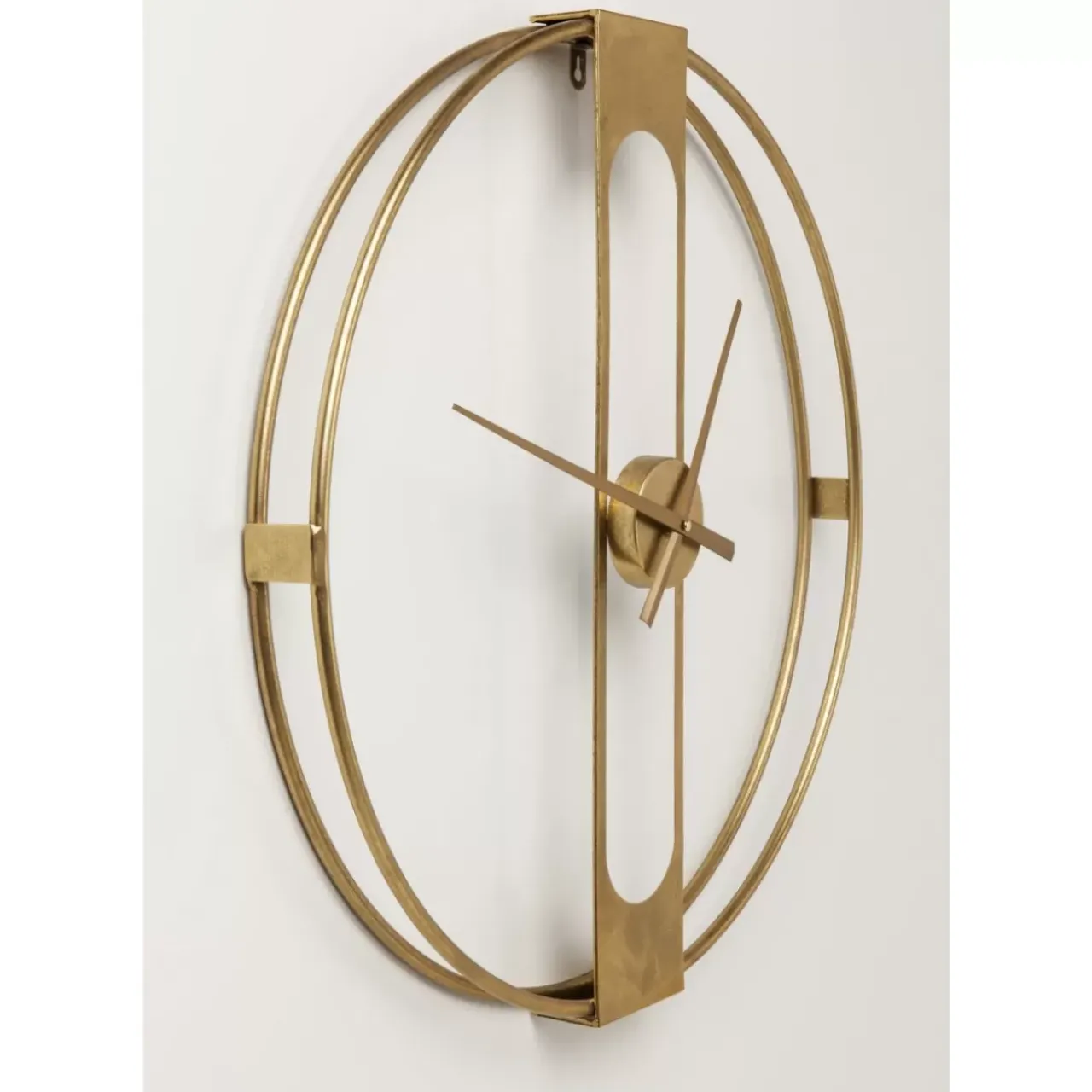 KARE Design Uhren-Wanduhr Clip Gold O60Cm