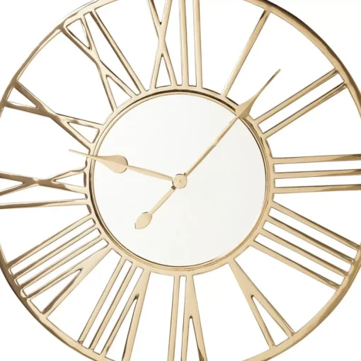 KARE Design Uhren-Wanduhr Giant Gold O80Cm