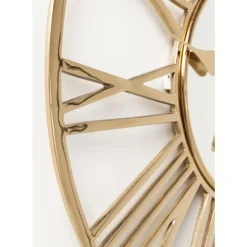 KARE Design Uhren-Wanduhr Giant Gold O80Cm