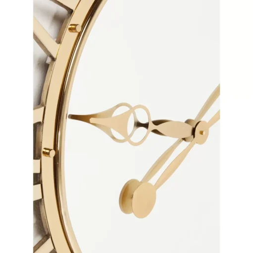 KARE Design Uhren-Wanduhr Giant Gold O120Cm
