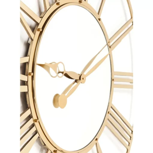 KARE Design Uhren-Wanduhr Giant Gold O120Cm