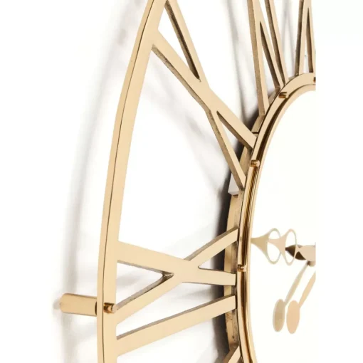 KARE Design Uhren-Wanduhr Giant Gold O120Cm