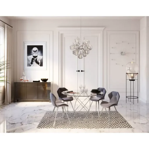 KARE Design Uhren-Wanduhr Like Umbrella Balls Chrome