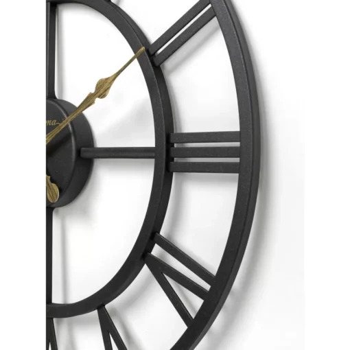 KARE Design Uhren-Wanduhr Roman Schwarz O41Cm