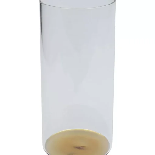 KARE Design Geschirr & Tischaccessoires-Wasserglas Electra Gold 15Cm