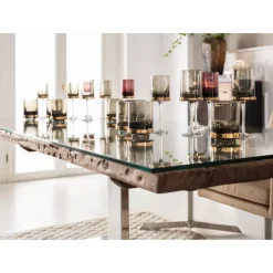 KARE Design Geschirr & Tischaccessoires-Wasserglas Innocent Smoke