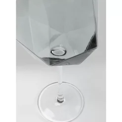 KARE Design Geschirr & Tischaccessoires-Weinglas Diamond Smoke