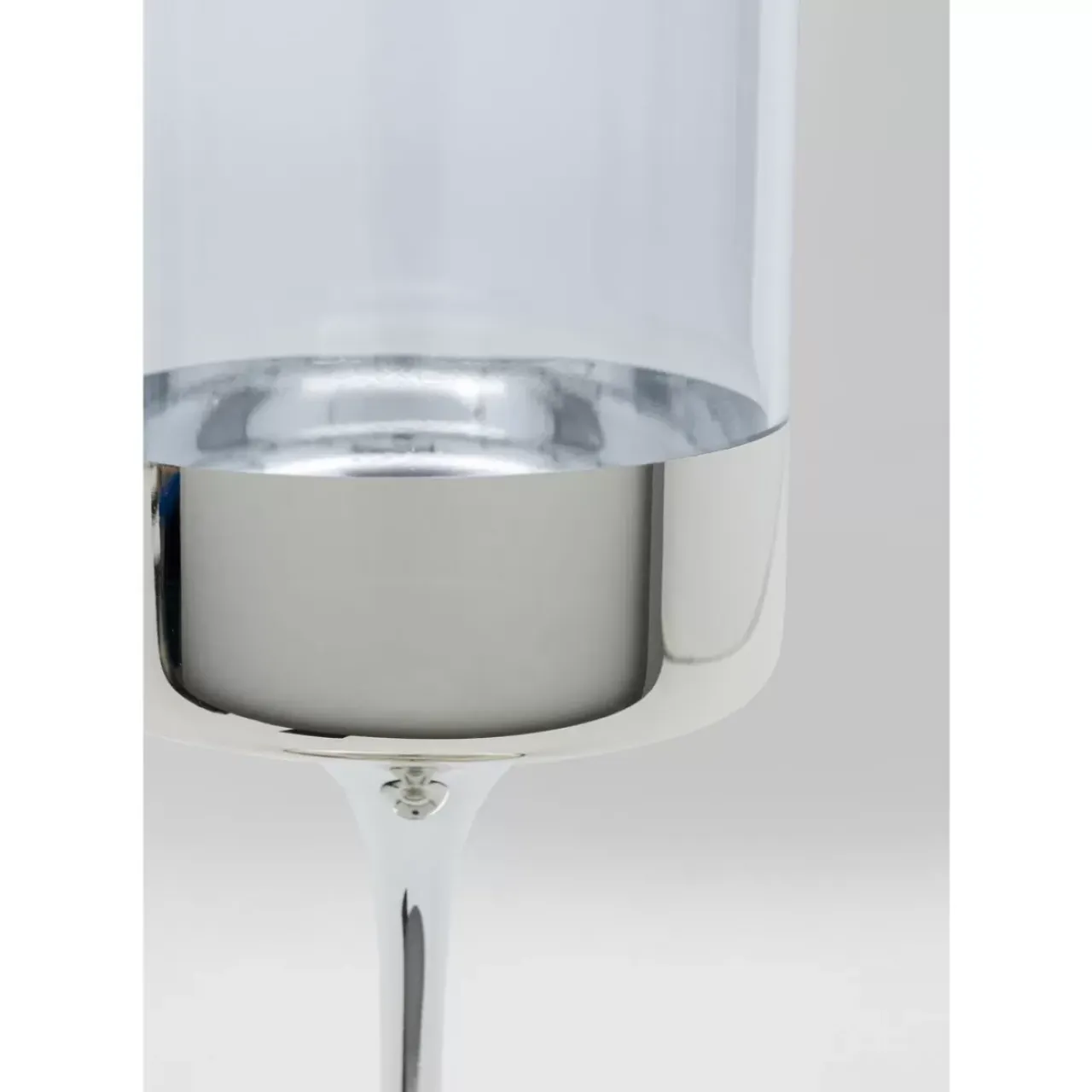 KARE Design Geschirr & Tischaccessoires-Weinglas Electra Silber