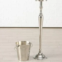 KARE Design Geschirr & Tischaccessoires-Weinkuhler Pillar Silber