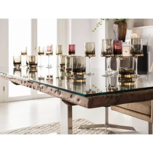 KARE Design Geschirr & Tischaccessoires-Weisweinglas Innocent Smoke