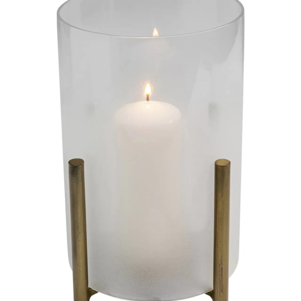 KARE Design Kerzenständer & Laternen-Windlicht Pillar Steam 25Cm