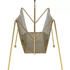 KARE Design Zeitungsständer-Zeitungsständer Basket Gold Klein