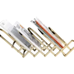 KARE Design Zeitungsständer-Zeitungsständer Flex Gold